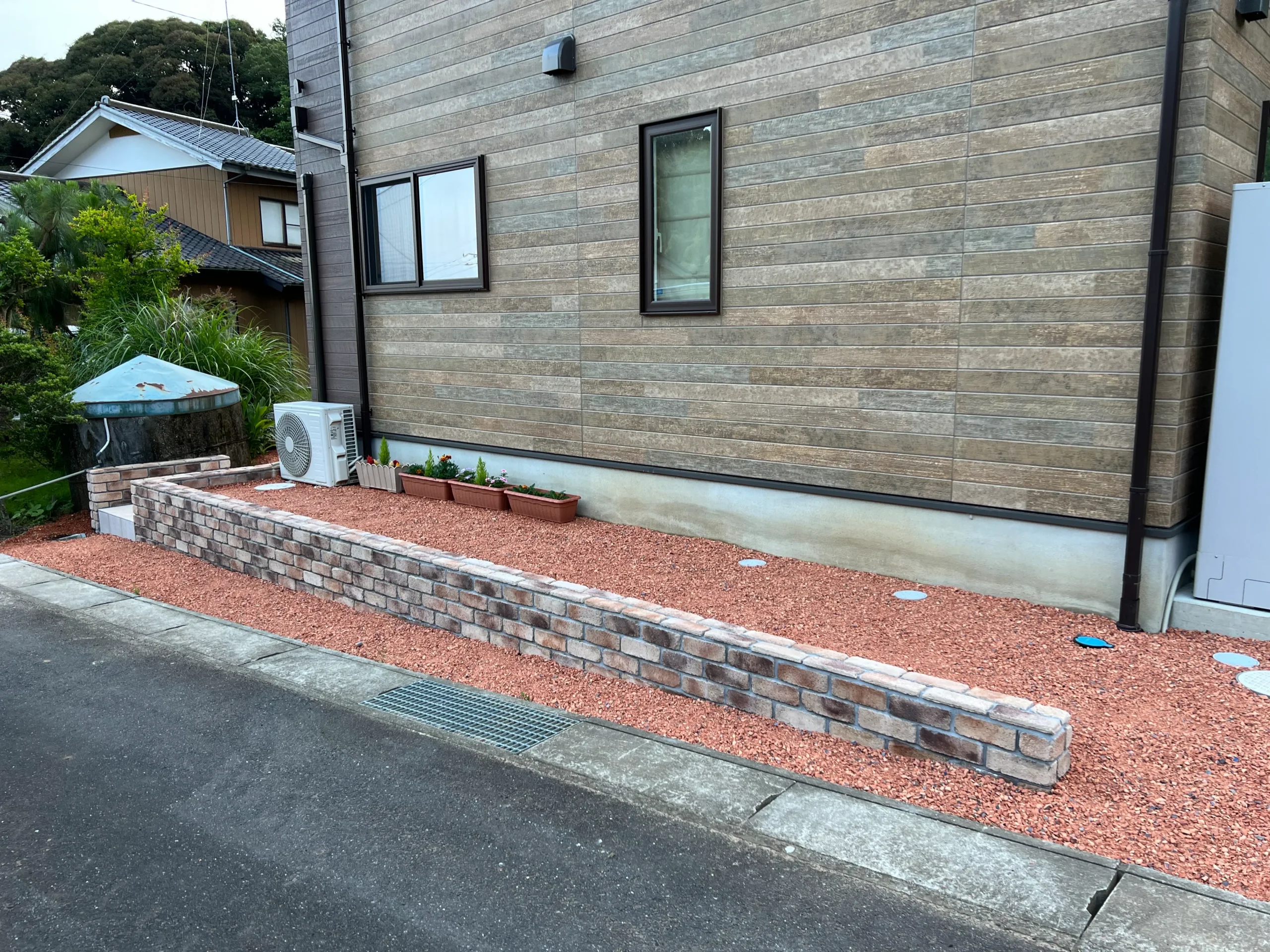 茨城県行方市Ｈ様邸　外構工事 施工後01