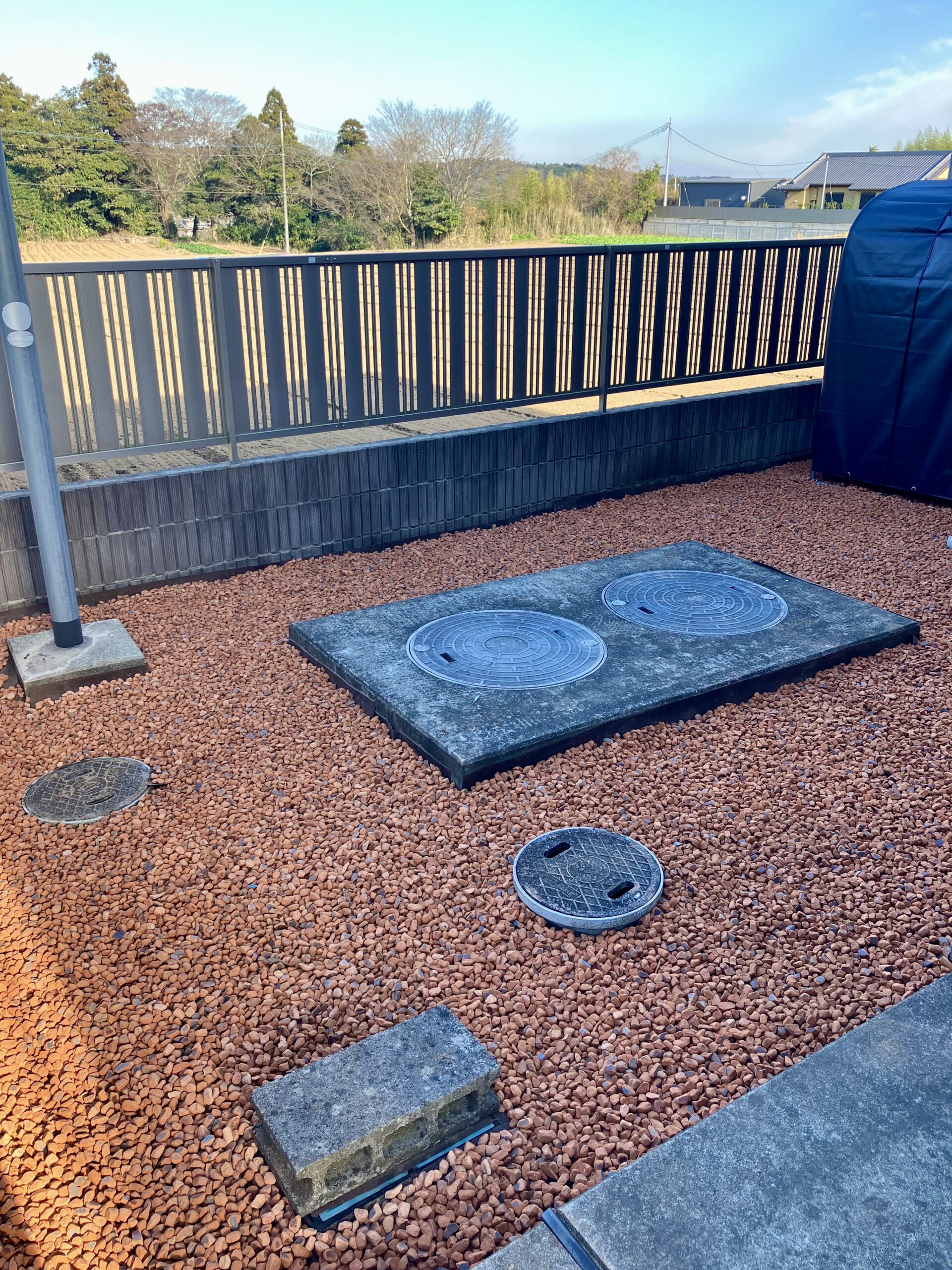 茨城県行方市Ｙ様邸アパート　瓦チップ敷きならし 施工後02