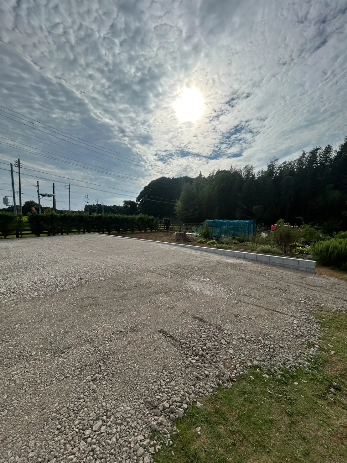 茨城県行方市S様邸　外構工事土間コンクリート/ブロック/砕石敷き均し転圧工事 施工後02